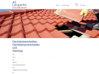 langanke-dach.de Webseite Vorschau
