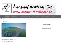 langlauf-natternbach.at Webseite Vorschau