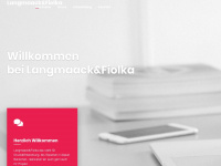 langmaack-fiolka.de Webseite Vorschau