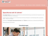 languagecompany.at Webseite Vorschau
