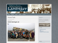 laninger.at Webseite Vorschau