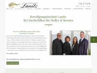 lanitz-beerdigungsinstitut.de Webseite Vorschau