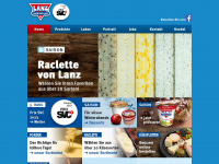 lanz-jogurt.ch Webseite Vorschau