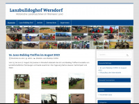 lanzbulldog-wersdorf.de Webseite Vorschau