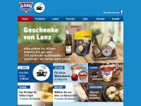 lanzmilch.ch Webseite Vorschau