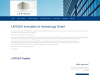 lapidea-immobilien.de Webseite Vorschau