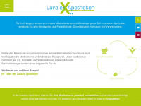 laralex-apotheken.de Webseite Vorschau