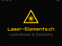 laser-elements.ch Webseite Vorschau