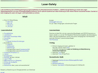 lasersafe.de Webseite Vorschau