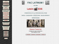 latein-ede.de Webseite Vorschau