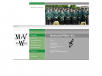 musikverein-willich.de Webseite Vorschau