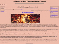 lathander.de Webseite Vorschau