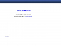 latin-frankfurt.de Webseite Vorschau