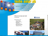 laube-solar.ch Webseite Vorschau
