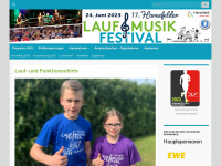 lauf-musik-festival.de Webseite Vorschau