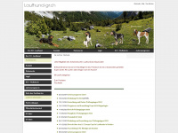 laufhund-gr.ch Webseite Vorschau
