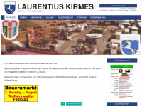 laurentius-kirmes.de Webseite Vorschau
