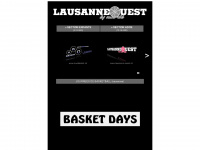 lausanne-basket.ch Webseite Vorschau