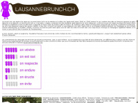 lausannebrunch.ch Webseite Vorschau