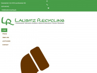 lausitz-recycling.de Webseite Vorschau