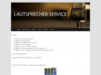 lautsprecher-service.at Webseite Vorschau