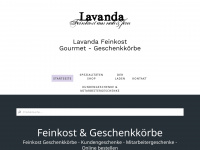 lavanda.ch Webseite Vorschau