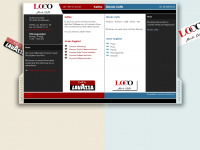 lavazza-loco.ch Webseite Vorschau