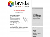lavida-senioren.de Webseite Vorschau