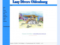lazy-divers-oldenburg.de Webseite Vorschau
