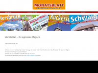 monatsblatt.net Webseite Vorschau
