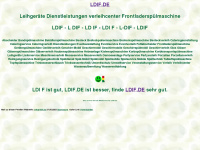 ldif.de Webseite Vorschau