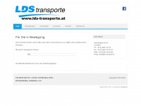 lds-transporte.at Webseite Vorschau