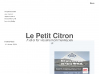 le-petit-citron.de Webseite Vorschau