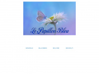 le-papillon-bleu.ch Webseite Vorschau