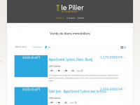 le-pilier.ch Webseite Vorschau