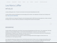 lea-maria-loeffler.de Webseite Vorschau