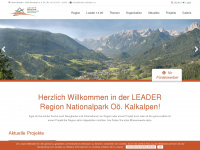 leader-kalkalpen.at Webseite Vorschau