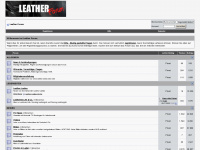 leather-forum.com Webseite Vorschau