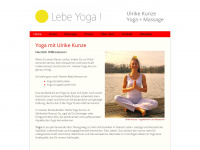 lebe-yoga.de Webseite Vorschau