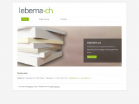lebema.ch Webseite Vorschau