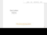 leben-hoeren.de Webseite Vorschau