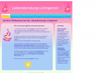 lebensberatung-lichtgarten.de Webseite Vorschau