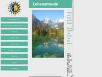lebensfreude.co.at Webseite Vorschau