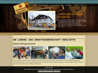 lebensgemeinschaft-riedlhuette.de Webseite Vorschau