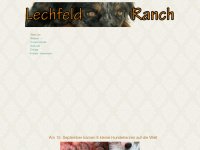 lechfeld-ranch.de Webseite Vorschau