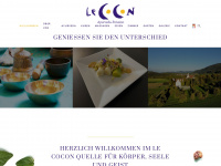 lecocon.ch Webseite Vorschau