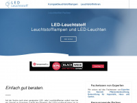 led-leuchtstoff.de Webseite Vorschau