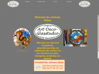 art-deco-glasstudio.de Webseite Vorschau