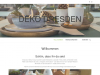 deko-dresden.de Webseite Vorschau