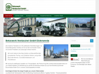 hentzschel-beton.de Webseite Vorschau